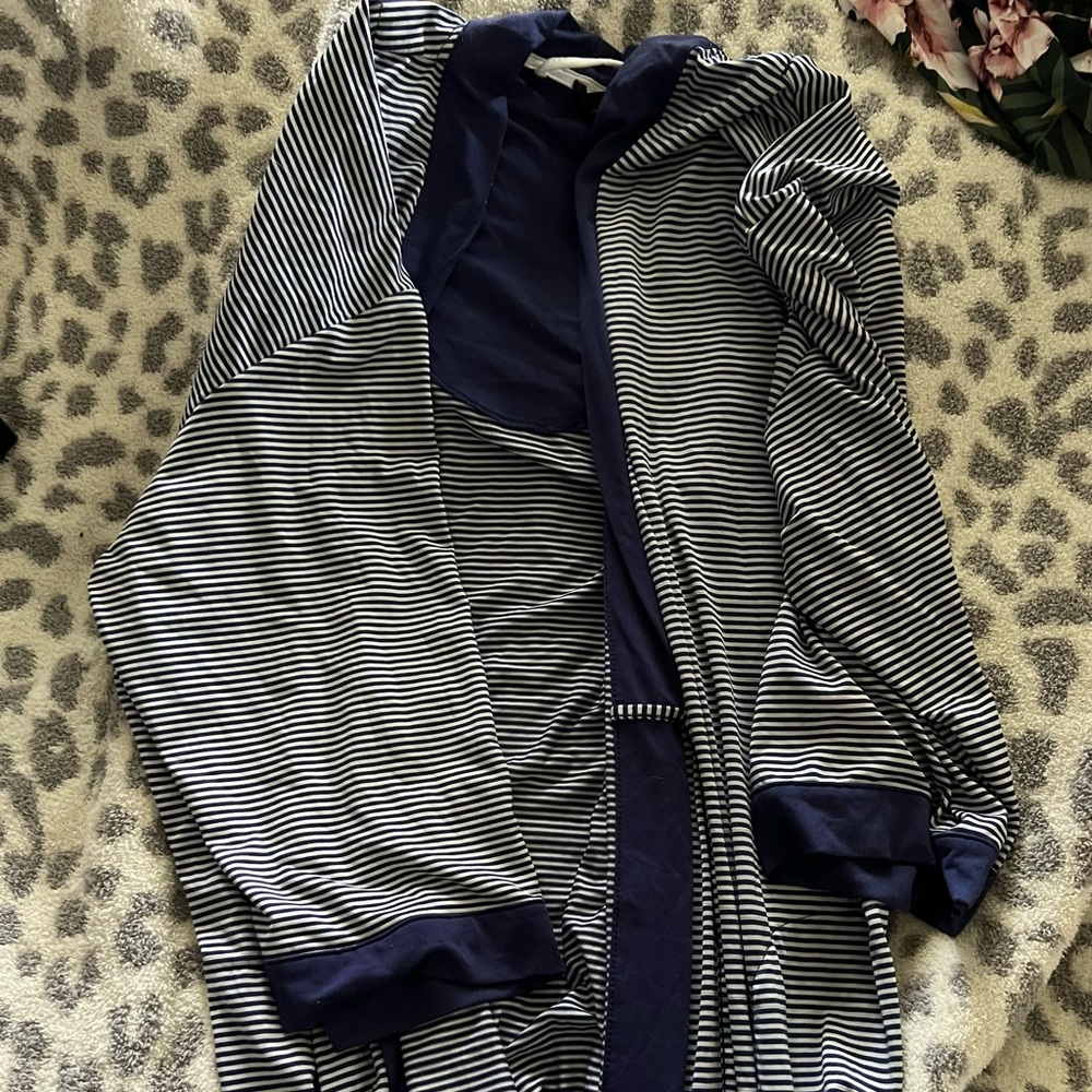 Striped robe